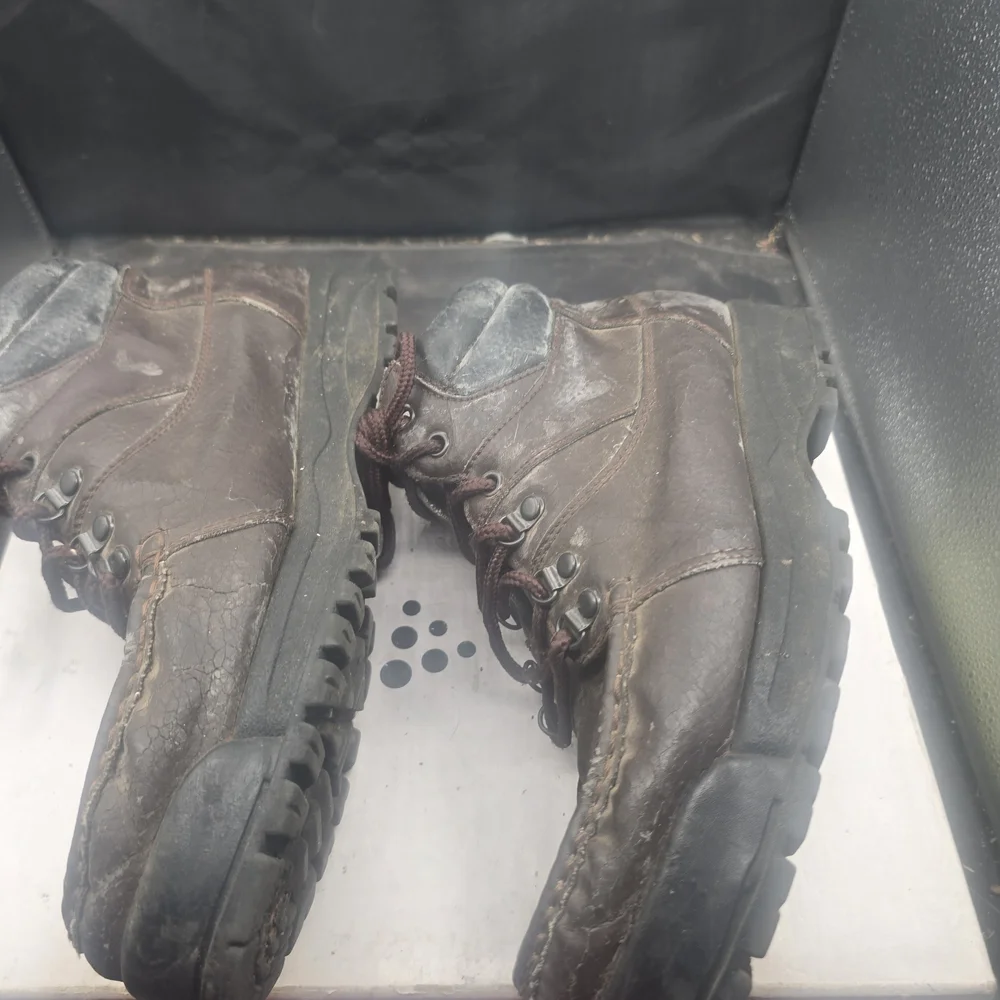 Rugged Brown Leather‎ Hiking Boots